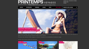 Aperçu du site Printemps Voyages